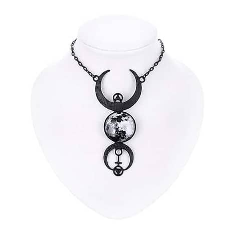 black-full-moon-necklace-crescent-long-pendant-occult-jewellery-luna