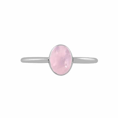 theia-rosequartz-silver-ring-front-hellaholics