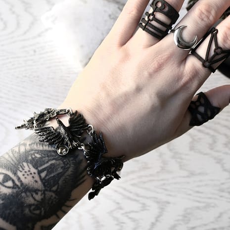 flocking-ravens-bracelets-alchemy-england-sold-by-hellaholics