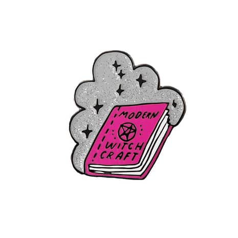 spell book enamel pin