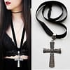 Bold-skull-cross-necklace-worn-long-lenght