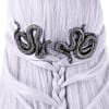 snake hairclips restyle hair