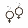 feminist-sign-earrings-brown-hellaholics-2