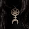 pagan-priestess-laser-cut-brown-necklace-reels-hellaholics-2