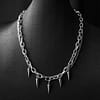 double-chain-stainless-steel-spike-necklace-hellaholics-mood-photo