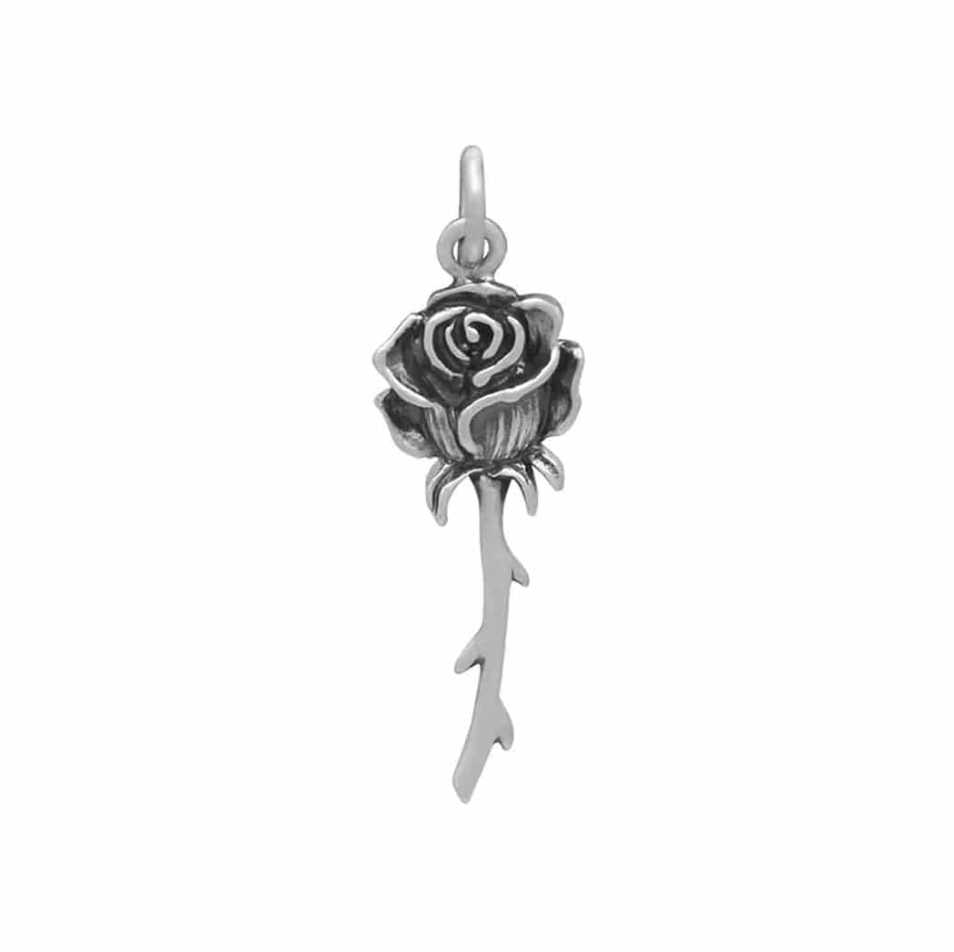 eternal-rose-sterling-silver-necklace-hellaholics-front-1