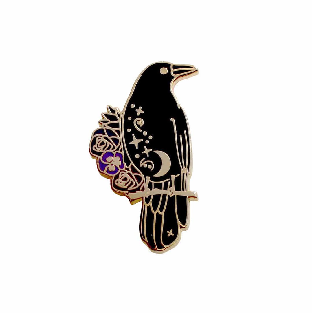 crow-pin-hellaholics-glitterpunk crow-pin-hellaholics-glitterpunk