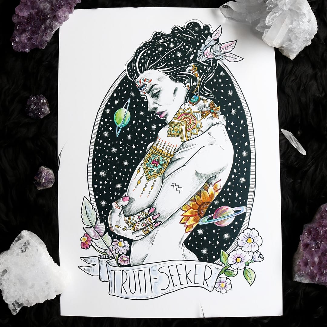 truth-seeker-poster-black-bird-sold-by-hellaholics truth-seeker-poster-black-bird-sold-by-hellaholics