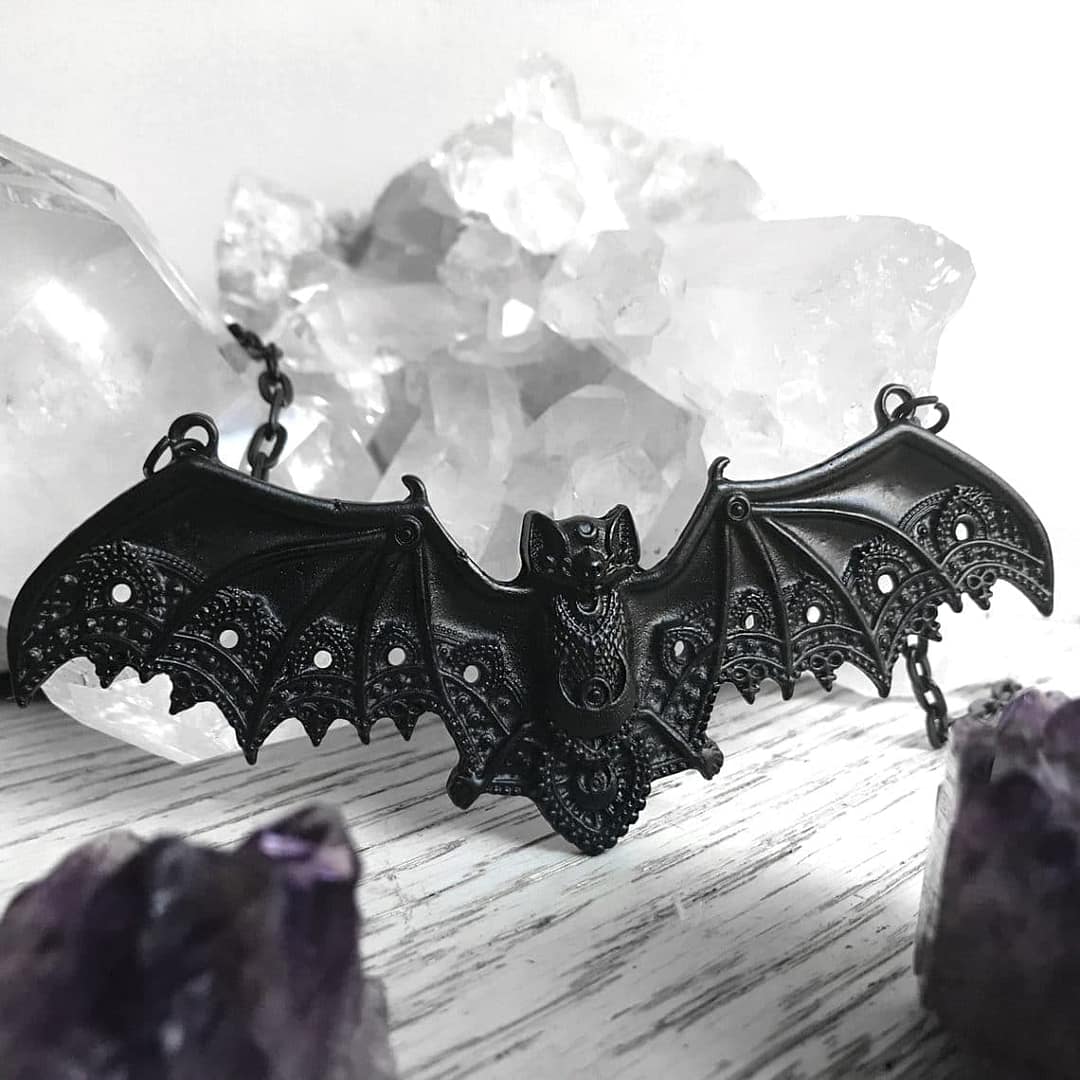 lace-bat-necklace-restyle-sold-by-hellaholics lace-bat-necklace-restyle-sold-by-hellaholics