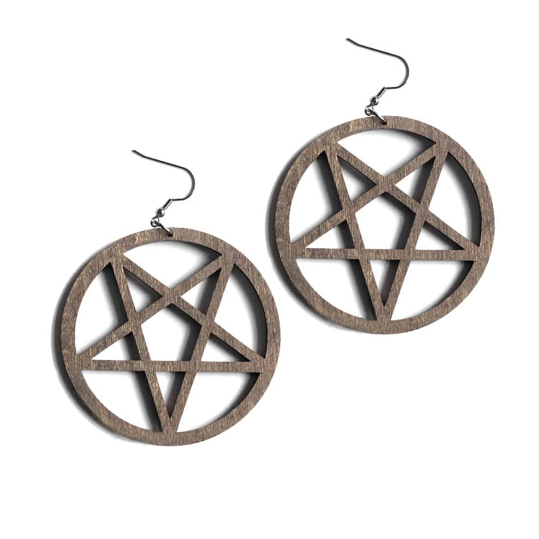 XL-pentagram-brown-earrings-hellaholics XL-pentagram-brown-earrings-hellaholics