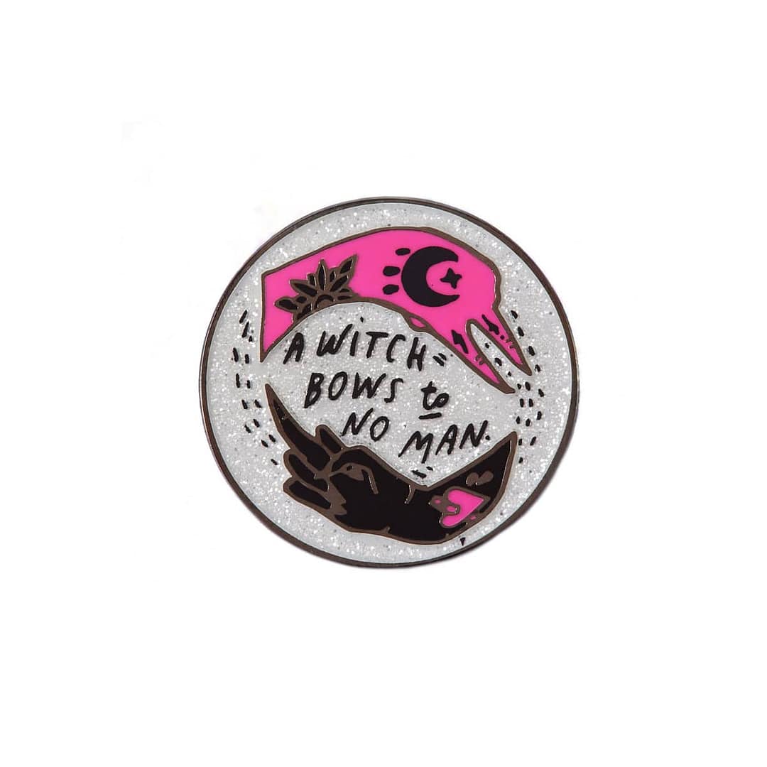 a-witch-bows-to-no-man-by-punky-pins-sold-by-hellaholics a-witch-bows-to-no-man-by-punky-pins-sold-by-hellaholics
