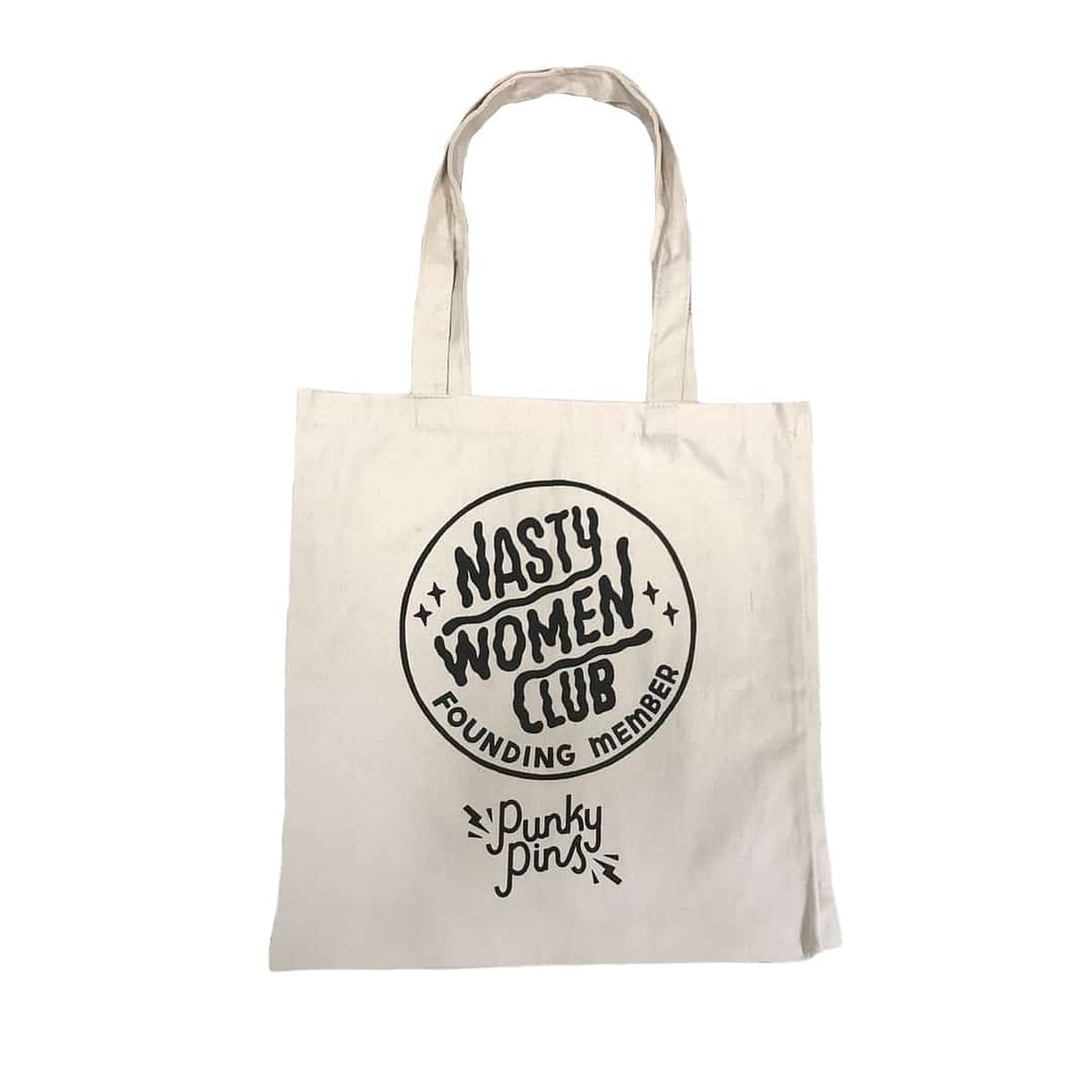 nasty-women-club-totebag-punky-pins-sold-by-hellaholics nasty-women-club-totebag-punky-pins-sold-by-hellaholics