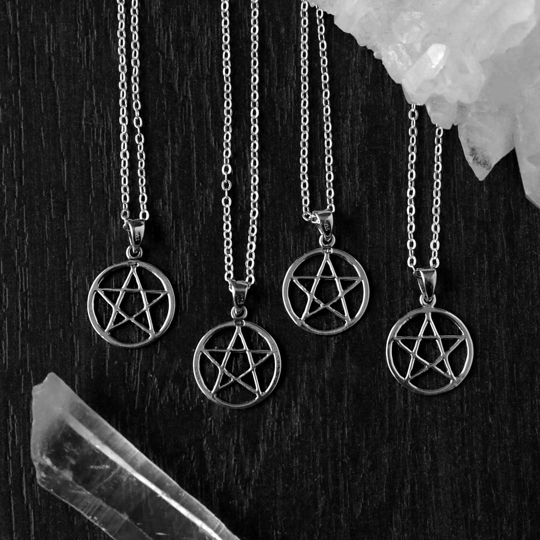pentagram-silver-necklaces-hellaholics pentagram-silver-necklaces-hellaholics