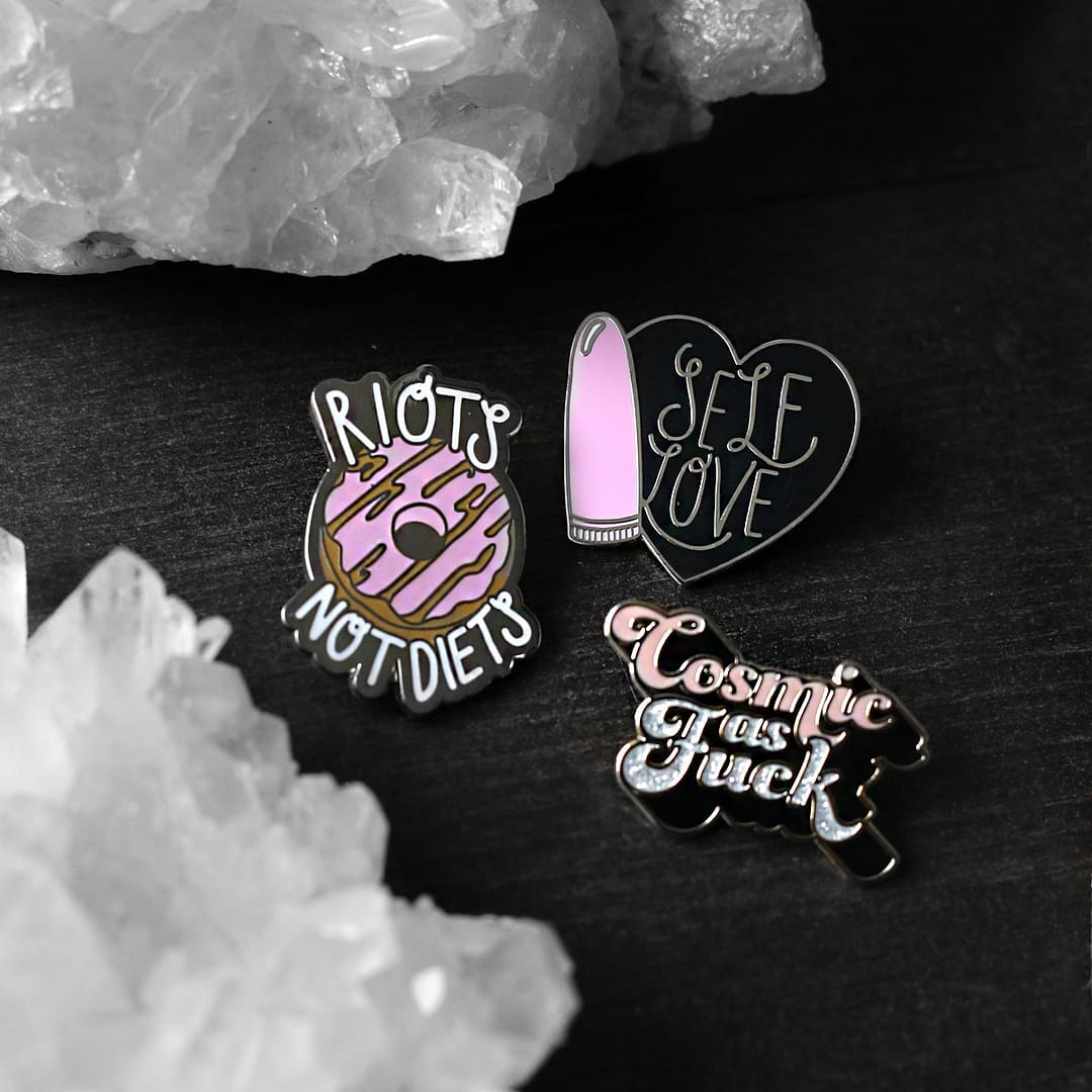 riots-not-diets-self-love-cosmic-as-fuck-pins-punky-pins-hellaholics riots-not-diets-self-love-cosmic-as-fuck-pins-punky-pins-hellaholics