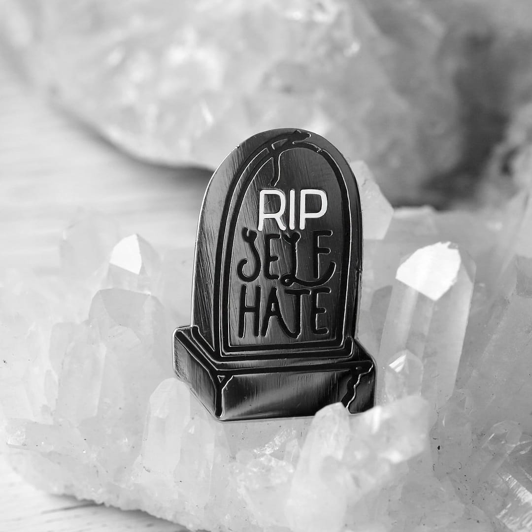 rip-self-hate-enamel-pin-punky-pins-sold-hellaholics rip-self-hate-enamel-pin-punky-pins-sold-hellaholics