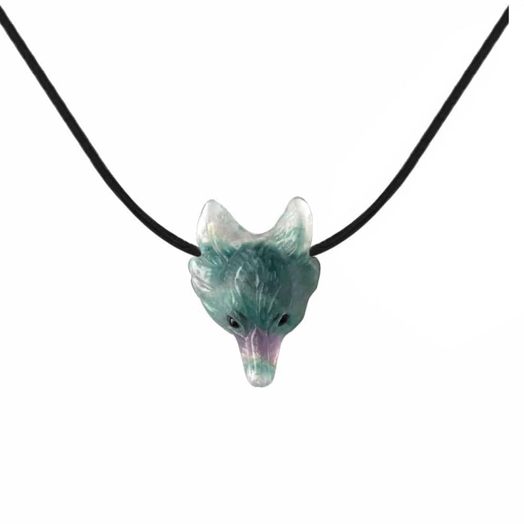 wolf-fluorite-necklace-hellaholics wolf-fluorite-necklace-hellaholics