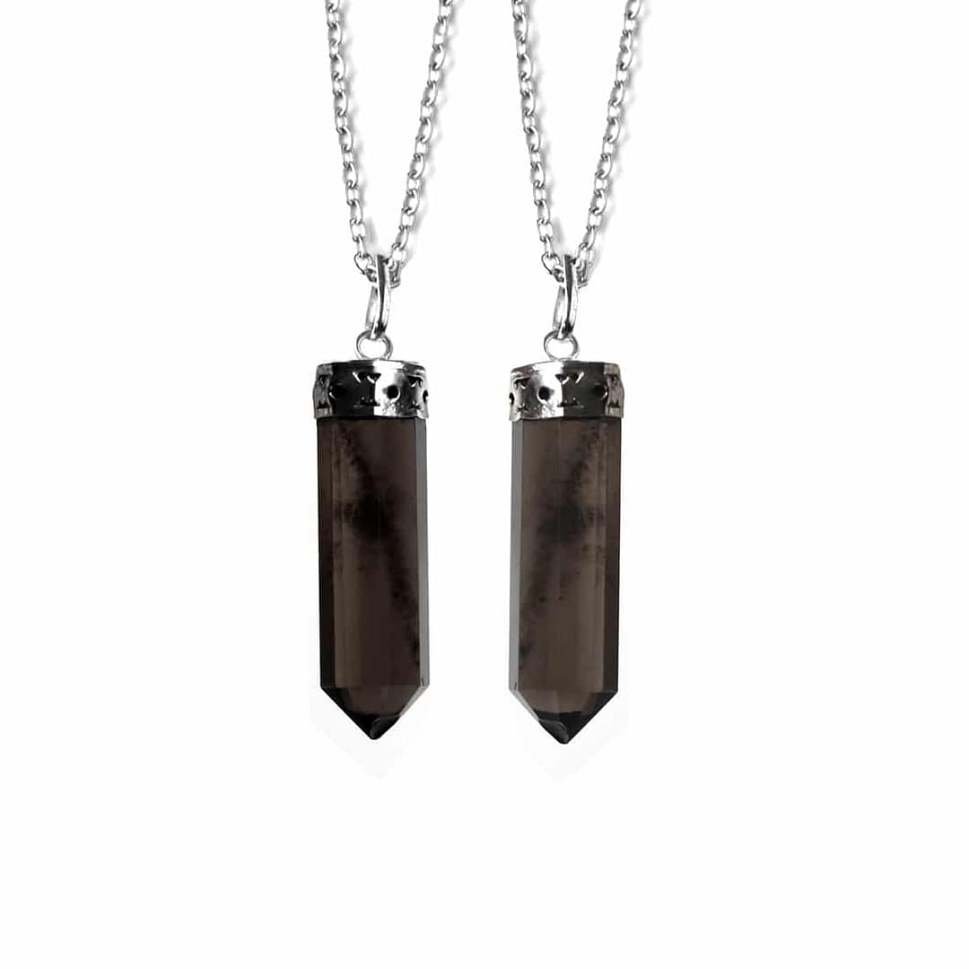 elexir-smoke-quartz-silver-bail-necklace-hellaholics elexir-smoke-quartz-silver-bail-necklace-hellaholics