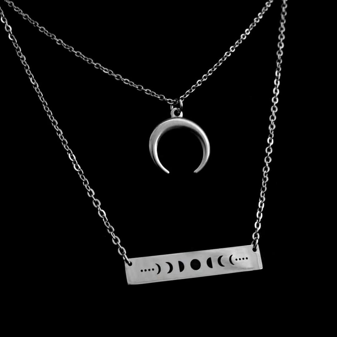 hunting-moon-stainless-steel-necklace-moonphase-stainless-steel-necklace-hellaholics hunting-moon-stainless-steel-necklace-moonphase-stainless-steel-necklace-hellaholics