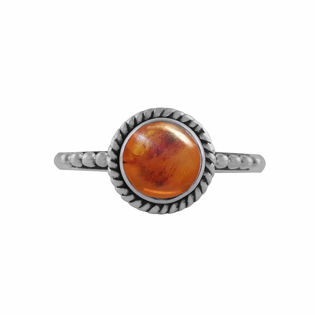 thyra-amber-sterling-silver-ring-hellaholics thyra-amber-sterling-silver-ring-hellaholics
