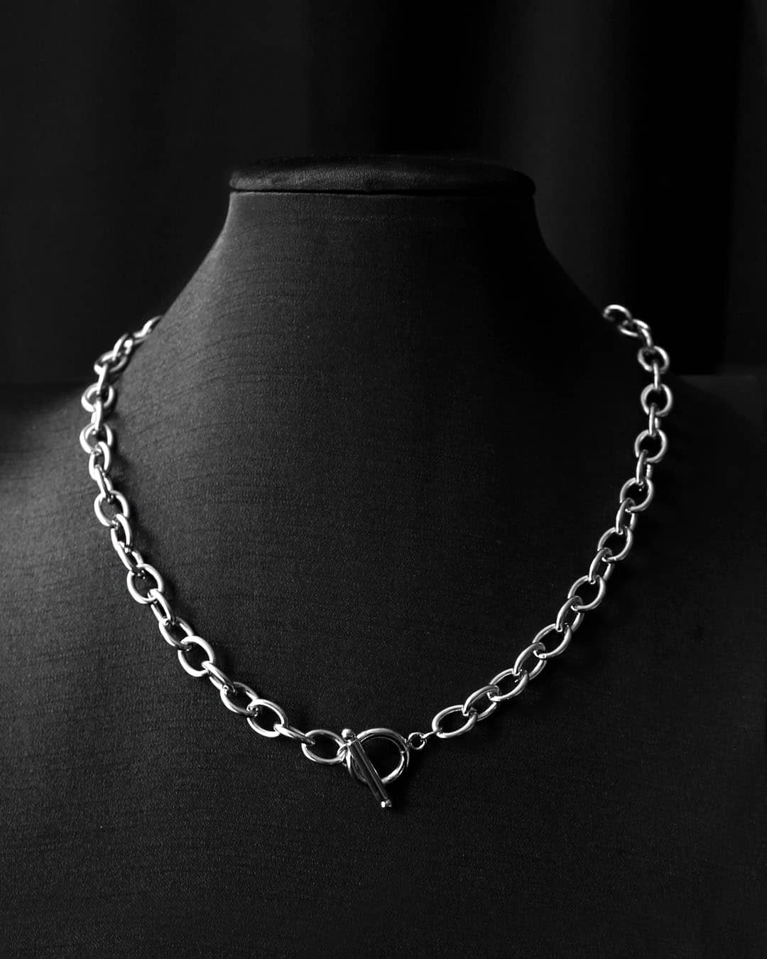 Buy Moon Made LV dual snake chain necklace at