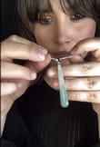 lavantia-aventurine-necklace-hellaholics-on-model-video