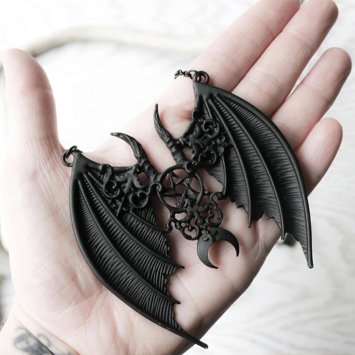 Gothic Bat Wing Sterling Silver Stud Earrings – GTHIC