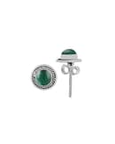 raina-round-malachite-silver-stud-earrings-hellaholics