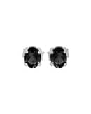 reign-cut-stone-onyx-silver-stud-earrings-hellaholics-front