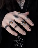 halloween-amber-bat-silver-rings-hellaholics