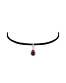 indra-garnet-cut-stone-teardrop-pendant-chocker-hellaholics