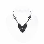 black spynx cat necklace