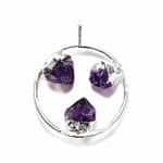 Circle of life Amethyst Pendant
