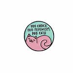 Pro Cats Pro Choice Pin by Punky Pins