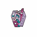 Pastel Lipstick Coffin Enamel Pin
