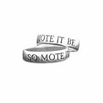 So Mote It Be Silver Ring