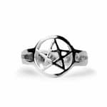 Pentagram Silver Ring