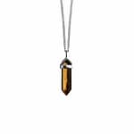 Tiger Eye Stainless Steel Necklace
