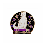 Book Loving Cat Enamel Pin By Glitter Punk