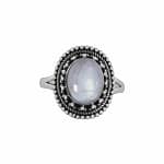 Nathalia Vintage Moonstone Silver Ring