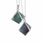 Octahedron Fluorite Necklace