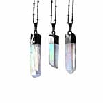 Angel Aura Clear Quartz Necklace