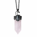 Hestia Large Rose Quartz Necklace