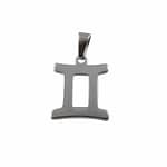 Stainless Steel Gemini Symbol Necklace