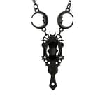 Dark Mirror Black Necklace