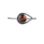 Huntress Tiger Eye Silver Ring