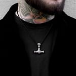 Thors Hammer Stainless Steel Amulet