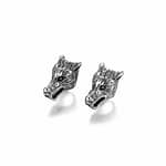 Wolf Stainless Steel Hair Beads