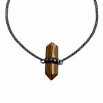 Zaria Dark Tiger Eye Choker