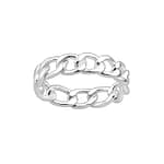 Never Break The Chain Silver Ring