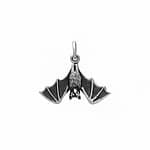 Bat Recycled Sterling Silver Necklace